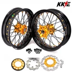 For Suzuki RM125 RM250 2001-2008-KKE 3.5*17/4.25*17 Supermoto Wheels Discs. Fixed Price $919.77.