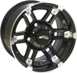 Ams Roll'n 104 Atv/utv Wheel 12X7 5+2 4/4 Machined Black. Fixed Price $141.95.