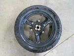 EB792 2007 Moto Guzzi Breva 1200 S Rear Wheel Rim And Tire 55X17'' 180/55. Fixed Price $399.99.