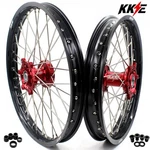 Kke 21/19 Wheels Rims Set For Suzuki RM125 1996-2007 RM250 1996-2008 Black Spoke. Fixed Price $529.00.