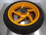 11-13 Honda Repsol CBR250R Rear Wheel Rim W/ Nice Tire 42650-KYJ-305ZD. Fixed Price $278.07.