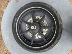 Harley Davidson 17 Disc Brake Sportster Spoke Mag Wheel Sealed Bearings. Fixed Price $250.00.