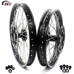 Kke 21'' 19'' Wheel Rims Set Fit For Suzuki RM125 RM250 1996-2000 Cnc Hubs Black. Fixed Price $649.00.
