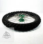 2024 Kawasaki Excel Dubya Front Wheel Rim Hub Tire Sprocket 21-25. Fixed Price $299.95.