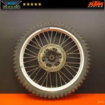 1987 Ktm 350 Mxc Front Wheel Hub Rim Rotor Spokes Tire Genuine Oem. Fixed Price $89.25.