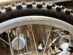 1983 Honda XL500R Front Wheel Rim D.i.d. Fixed Price $125.00.