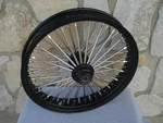 21" 3.5 Black Fat Spoke S/d Front Wheel Harley Heritage Boy Deluxe 00-06. Fixed Price $669.99.
