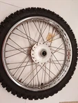 Suzuki Sierra TS185 TC185 Front Wheel With New Tire Fits 1971-1976. Fixed Price $115.75.