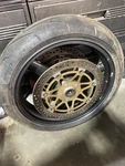 99 00 0102 Suzuki Front Wheel Rim W/ Rotors Oem. Fixed Price $179.99.