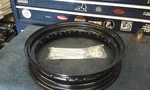 Harley Panhead Shovelhead Black 16" Rim W/chrome Spokes For 1940-1980 Big Twins. Fixed Price $129.99.