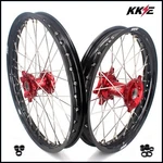 Kke 21/19'' Mx Wheels Rims Set For Honda CR125R CR250R 2002-2013 Dirt Bikes Red. Fixed Price $502.55.
