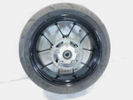 2009 Aprilia RSV1000R Rsvr Mille Black Rear Wheel Rim W/ Tire & Sprocket. Fixed Price $229.95.