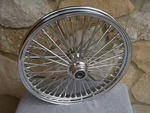 21X2.15" Chrome Fat 48 Spoke S/d Front Wheel Harley Fxst 2000-07 Fxdwg. Fixed Price $1449.00.