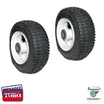 Front Caster Wheel Assembly Fits Toro Mid-size 68-8970 8X3.00-4 Smooth 4-PLY 2PK. Fixed Price $157.95.