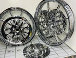 Harley Wheels Low Rider St Softail Fxlrs Chrome Pulley Rotors 2020 -24 Exchange. Fixed Price $2399.00.