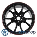 Honda Civic Type FK8 2017-2021 20" Oem Wheel Rim Black With Red Stripe. Fixed Price $406.59.