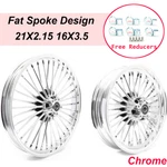 21X2.15 16X3.5 36 Fat Spoke Wheels For Harley Chopper Dyna Low Rider Street Bob. Fixed Price $742.96.