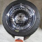 Rear Wheel & 200/55R17 Tire, 2007 Harley Davidson Softail Fatboy (OPS7101). Fixed Price $278.79.