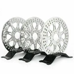Polish Front Rear Brake Rotors For Harley Dyna Fxdl Low Rider Spoke Wheel 14-17. Fixed Price $197.99.