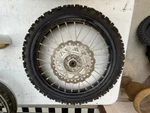 2022 Kawasaki KX85 Oem Stock Front Wheel Assembly W/ Tire. Fixed Price $215.00.