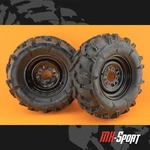 2001 Arctic Cat 300 4X4 Oem Rear Wheels Rims Tires Set 0402-657. Fixed Price $249.99.