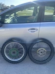 06-08 Kawasaki KX450F KX250F Front&rear Wheel Tire Rim Hub Spokes Assembly Set #. Fixed Price $200.00.