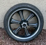 2011 10-16 Victory Cross Country Roads Tour Front Wheel Rim 18X3.5 Straight Oem. Fixed Price $150.00.