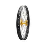 Tusk 01-SF-160-21-14 Impact Wheel-front 21X1.60 Black Rim/silver Spok/yellow Hub. Fixed Price $309.65.