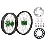 Tusk Impact Complete Front/rear Wheel Kit 1.60 21 2.15 18 -kawasaki KX250. Fixed Price $729.99.
