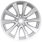 New Wheel For 2017-2023 Tesla Model 19 Inch Silver Alloy Rim 104422400A. Fixed Price $155.55.