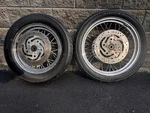 Harley Davidson Dyna 2000 Complete Front & Useback Wheels Reduced !. Fixed Price $600.00.