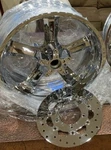 Harley Chrome Rear Muscle Wheel 2009 -17 Vrod Vrscf Pulley & Rotors Exchange. Fixed Price $1399.00.
