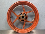 2005-2006 Kawasaki Ninja ZX6R 636 Oem Front Wheel Rim Orange 41073-0776-2A. Fixed Price $200.00.