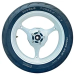 2007 2008 Suzuki Gsxr 1000 Rear Wheel Back Rim Tire Rubber Hub White Stock Oem. Fixed Price $234.99.