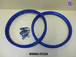 Honda CT125 Front & Rear Aluminium Blue Wheel Rim Set **BI6079**. Fixed Price $192.85.