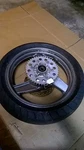 Kawasaki EX500D Rear Wheel Complete Hub Rotor Rim 1994 1995 1996 97 98 2000. Fixed Price $75.00.