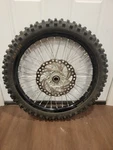 2005 Ktm 250SXF Front Wheel Rotor & New Tire Fits 03 07 Exc. Fixed Price $160.00.