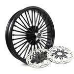 21X3.5 Fat Spoke Front Wheel Rotors For Harley Touring Electra Glide Flhtc 00-07. Fixed Price $468.82.