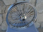 23X3.5 Fat Spoke Front Wheel Harley 2000-07 Flt Touring Bagger & Dyna Wg Fxst. Fixed Price $469.00.