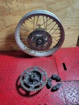 2014 Huksy Husqvarna TR650 Terra Rear Rim Assembly. Fixed Price $370.00.