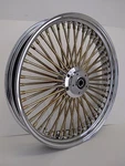Dna Mammoth 21X3.5 Fat 52 Gold Spoke Front Wheel 2000+ Touring Flh/t/r/x Harley. Fixed Price $944.47.