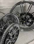 Harley Breakout Wheels Softail 2018 -26 Oem Fxbr Rims Chrome Chopper Exchange. Fixed Price $2599.00.