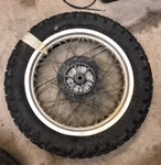 1984 Kawasaki Klr 600 Rear Wheel Rim Tire 5.10 X 17 41034-1107. Fixed Price $67.95.