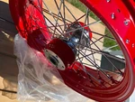 Paughco 228-S40RR Powdercoated Spoke Rear Wheel, 18X5.50IN. Red. Fixed Price $396.68.