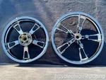 Harley Chrome Road Glide Fltr Enforcer Wheels 14-19 Rims Exchange Program Flhx. Fixed Price $1069.00.