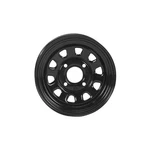 Itp Delta Steel Wheel - Black, Front/rear 12X7 4/156 4+3 1225579014. Fixed Price $66.70.