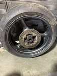 99 00 01 02 Suzuki Front Wheel Rim W/ Rotor Straight Oem. Fixed Price $179.99.
