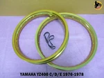 Yamaha YZ400 C/d/e 76-78 Aluminium Gold F+ Wheel Rim Set SERIES7 *NAN4312*. Fixed Price $173.75.