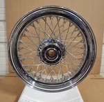 Early Big Dog Motorcycles 16" X 3.5" Chrome American Wire Wheel Harley. Fixed Price $799.99.