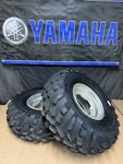 Yamaha Genuine Oem Front Rims 4/156 Carlisle Tires 24X9.5X10 Fastship TJ50. Fixed Price $199.99.